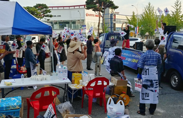 김제촛불행동, 윤석열 퇴진 시위